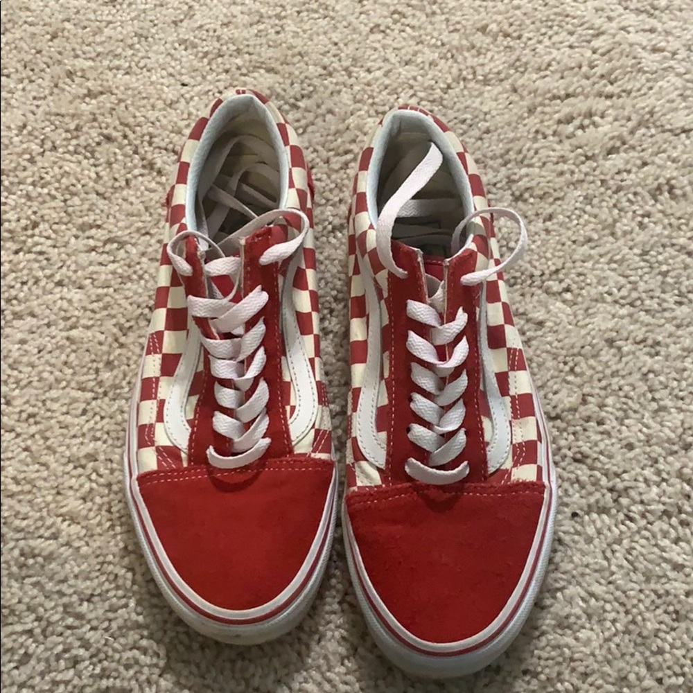 Vans Red checkered Old Skool